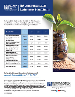 11135XX Retirement Plan Limits